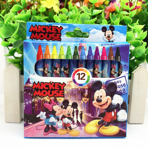 Карандаши восковые Микки - 802