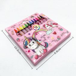 Карандаши восковые Единорог - 802