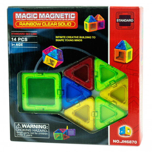 Магнитный конструктор Мagic МagneticStandard , 14 деталей JH6870 оптом