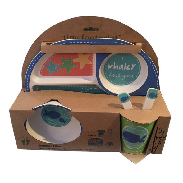 Набор детской посуды из бамбукового волокна Кит CoEco SR72752