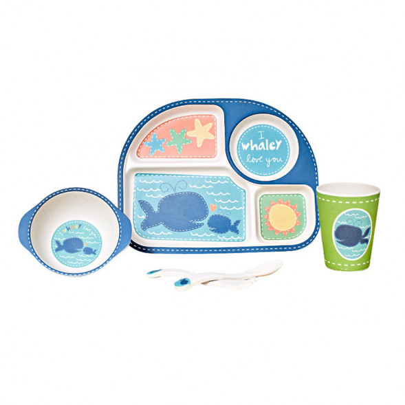 Набор детской посуды из бамбукового волокна Кит CoEco SR72752