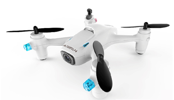 Радиоуправляемый квадрокоптер с камерой Hubsan (видео на пульт, 12 см)