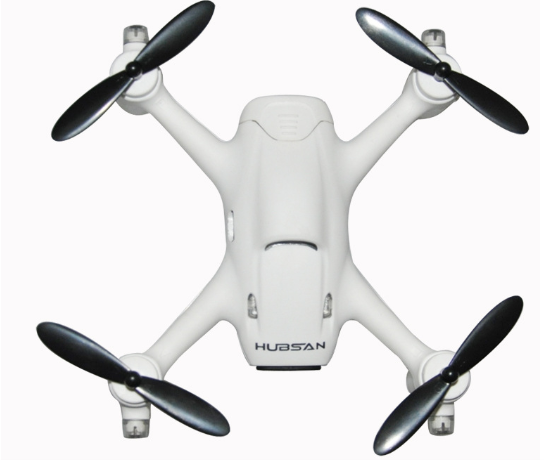 Радиоуправляемый квадрокоптер с камерой Hubsan (видео на пульт, 12 см)