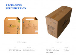 Набор детской посуды из бамбукового волокна Слон CoEco SR72753