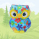 Сквиш игрушка антистресс сова