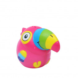 Сквиш игрушка антистресс попугай