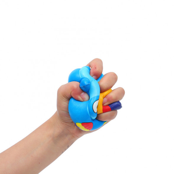 Сквиш игрушка антистресс попугай