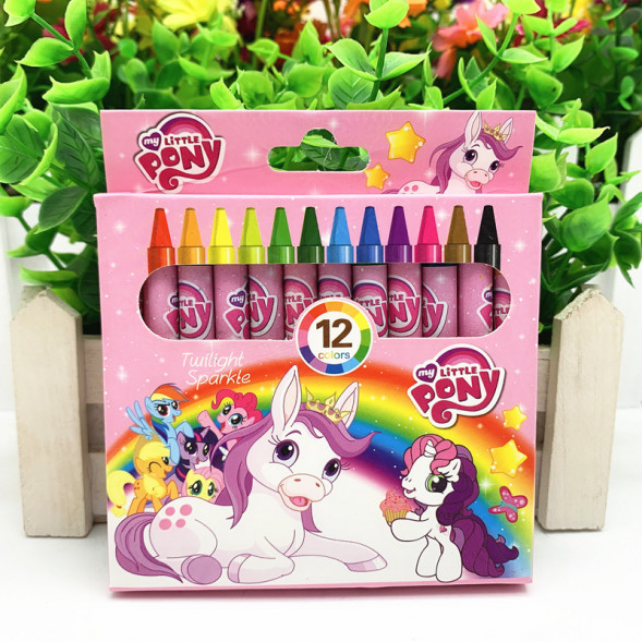 Карандаши восковые Пони - 802