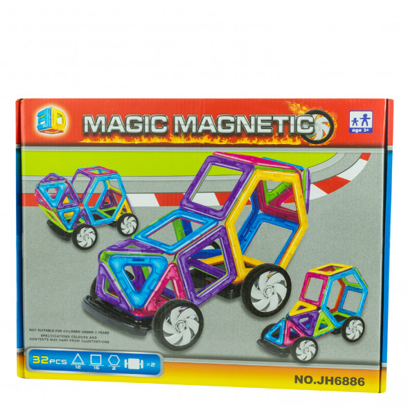 Магнитный конструктор Мagic Мagnetic, 32 детали JH6886 оптом