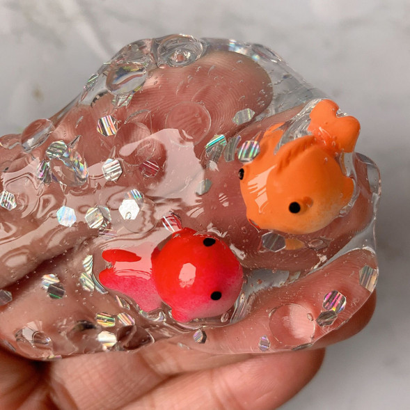 Слайм рыбки