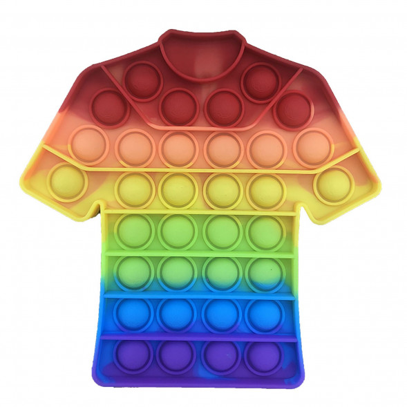 Рор it Футболка радужная