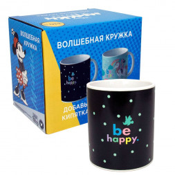 Термо-кружка Минни, Единорог,  в подарочной упаковке,  330 мл, фарфор