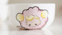 Детская керамическая посуда малыш овечка