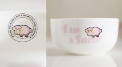 Детская керамическая посуда малыш овечка