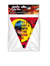 Леди Баг и Супер-Кот. Гирлянда поздравительная Персонажи (флажки) (гайд 2020)