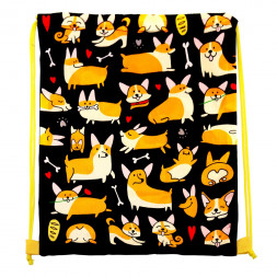 Мешок для обуви Корги, 35х41 см