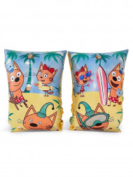 Нарукавники для плавания  Три кота Море! надувные, 23*15 см, шт