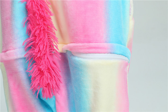 Пижама кигуруми "Единорог" разноцветный