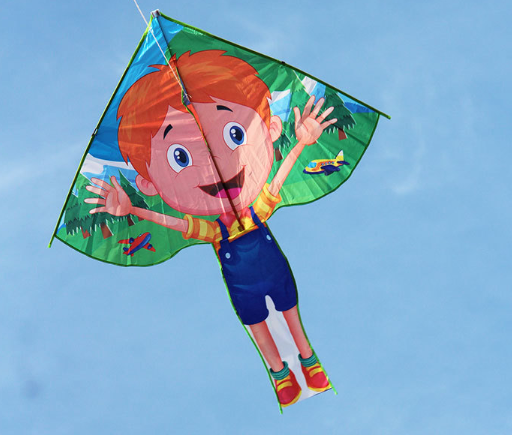 Воздушный змей веселый мальчишка