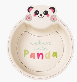Бамбуковая посуда "Панда" суповая тарелка