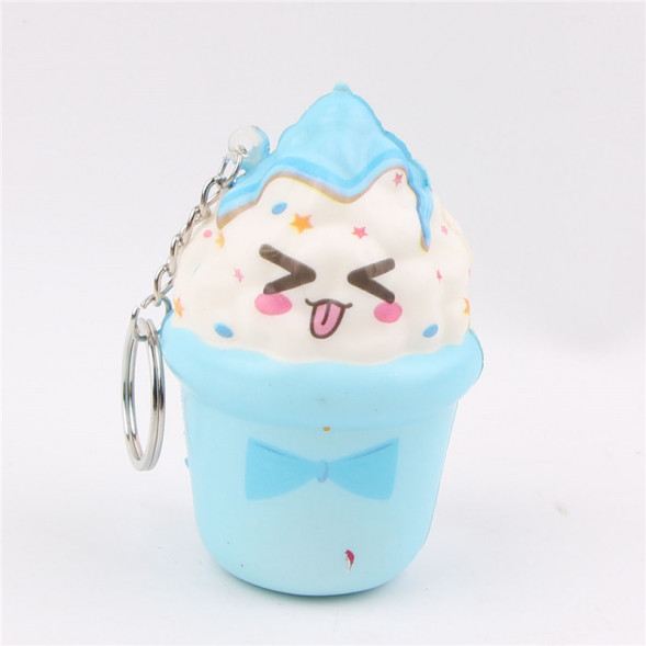 Сквиш игрушка антистресс брелок пирожное