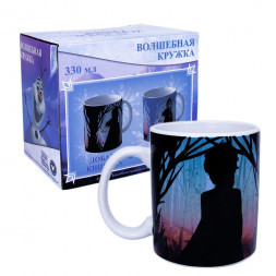 Термо-кружка Холодное сердце 2, В лесу, в подарочной упаковке, 330 мл, фарфор