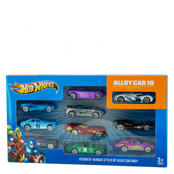 Набор машинок Hot Wheels, Машинки героев Marvel Реплика оптом