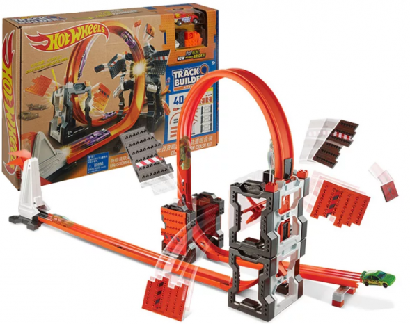 Трек Hot Wheels Конструктор трасс &quot;Взрывной набор&quot; Mattel DWW96