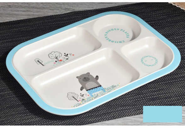 Бамбуковая посуда с разграничениями