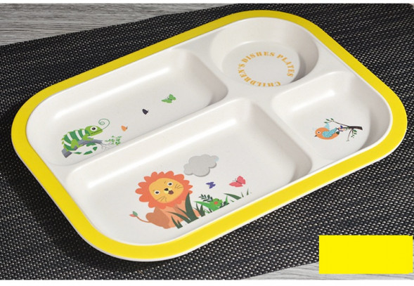 Бамбуковая посуда с разграничениями