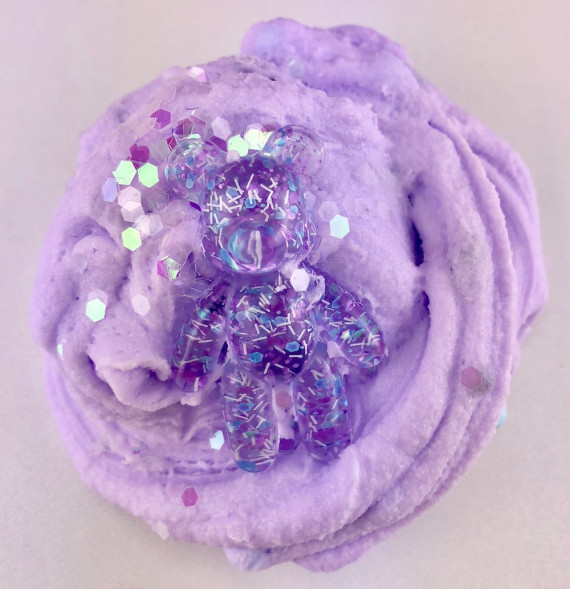 Слайм блестящий мишка