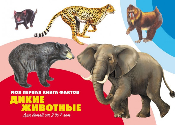 Моя первая книга фактов. Дикие животные. Развивающая книга оптом