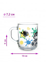 Кружка Простоквашино (в подарочной упаковке), 230 мл, стекло