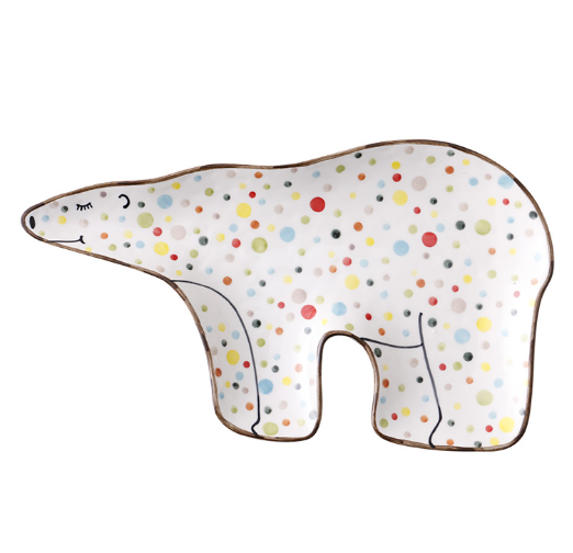 Детская керамическая посуда задумчивый мишка