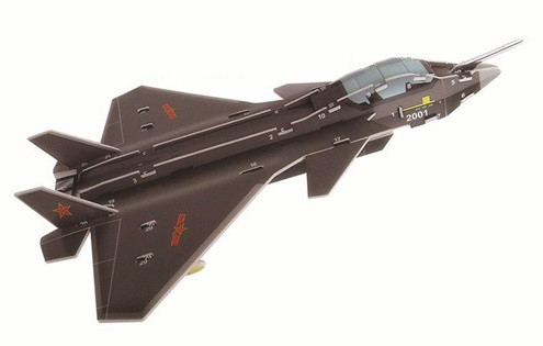 Пазл 3D Самолет J20