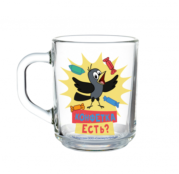 Кружка Простоквашино (в подарочной упаковке), мал., 230 мл, стекло оптом