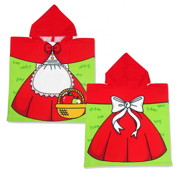 Полотенце-пончо Красная Шапочка