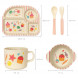 Набор детской посуды из бамбукового волокна Сладости