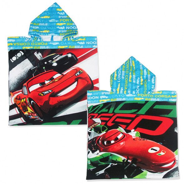 Полотенце-пончо Тачки