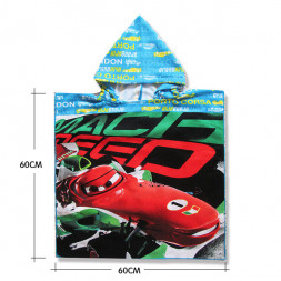 Полотенце-пончо Тачки