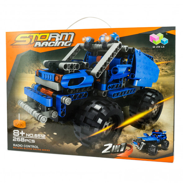 Радиоуправляемый конструктор QI ZHI LE Storm Racing 6512, 2 в 1 6512 оптом