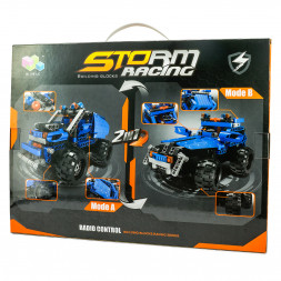 Радиоуправляемый конструктор QI ZHI LE Storm Racing 6512, 2 в 1 6512