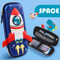 Пенал 3D Ракета - 6819