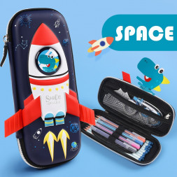 Пенал 3D Ракета - 6819