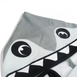 Полотенце-пончо акулы