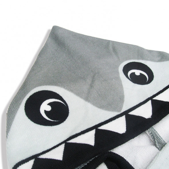 Полотенце-пончо акулы