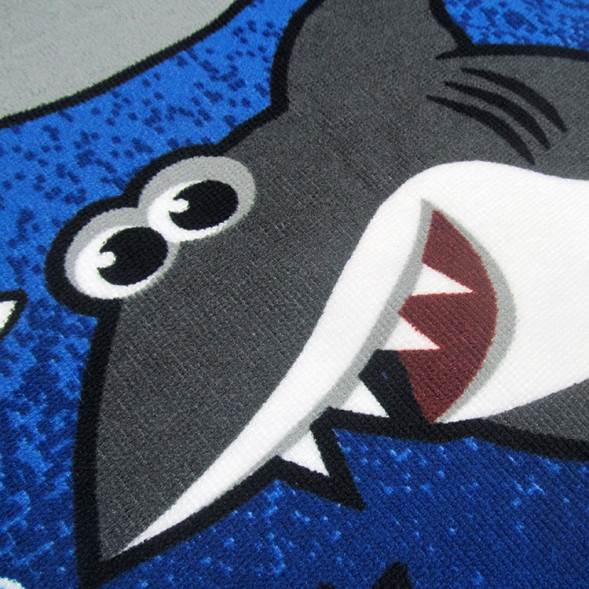 Полотенце-пончо акулы