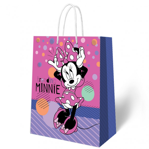 Minnie Mouse. Пакет подарочный большой (Минни 2D), 330*455*100 мм оптом