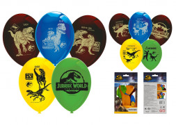 Воздушные шарики «Мир Юрского периода» 30 см, 5 шт.