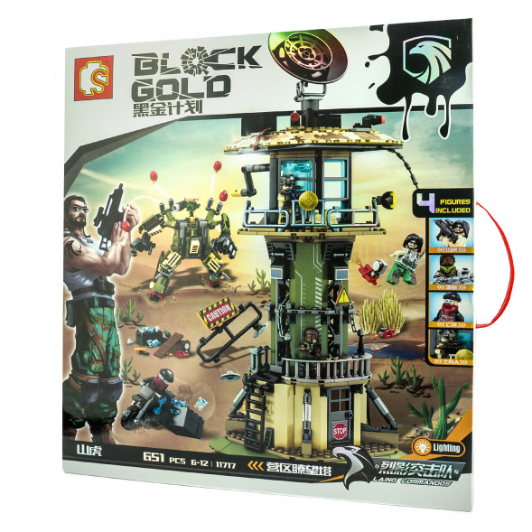 Конструктор S-Laing Commandos Block Gold 11717 11717 оптом